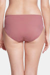 Amante Low Rise Three-Fourth Coverage Bikini Panty - Dusty Rose — thumbnail 3